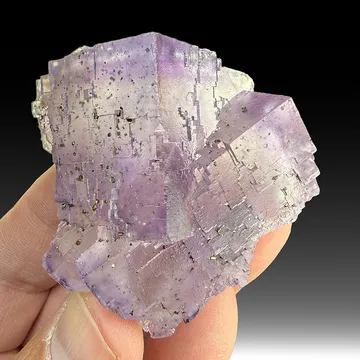 Fluorite with Chalcopyrite