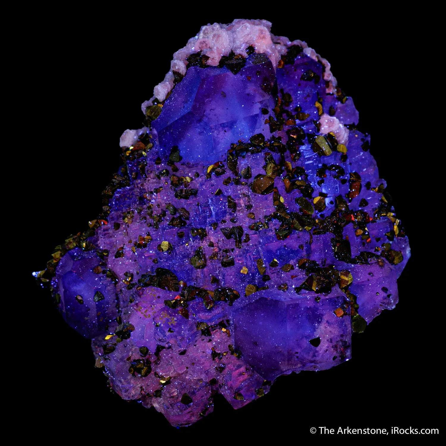 Fluorite with Chalcopyrite - image 4