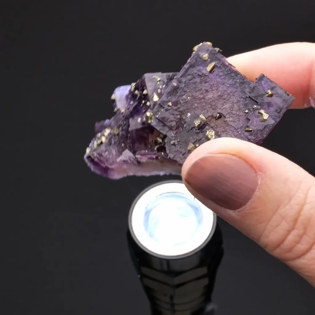 Fluorite with Chalcopyrite - image 2