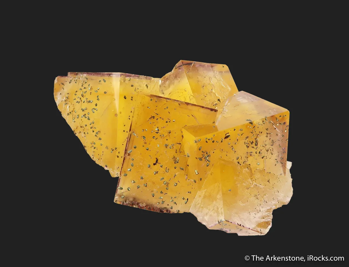 Fluorite with Chalcopyrite - image 3