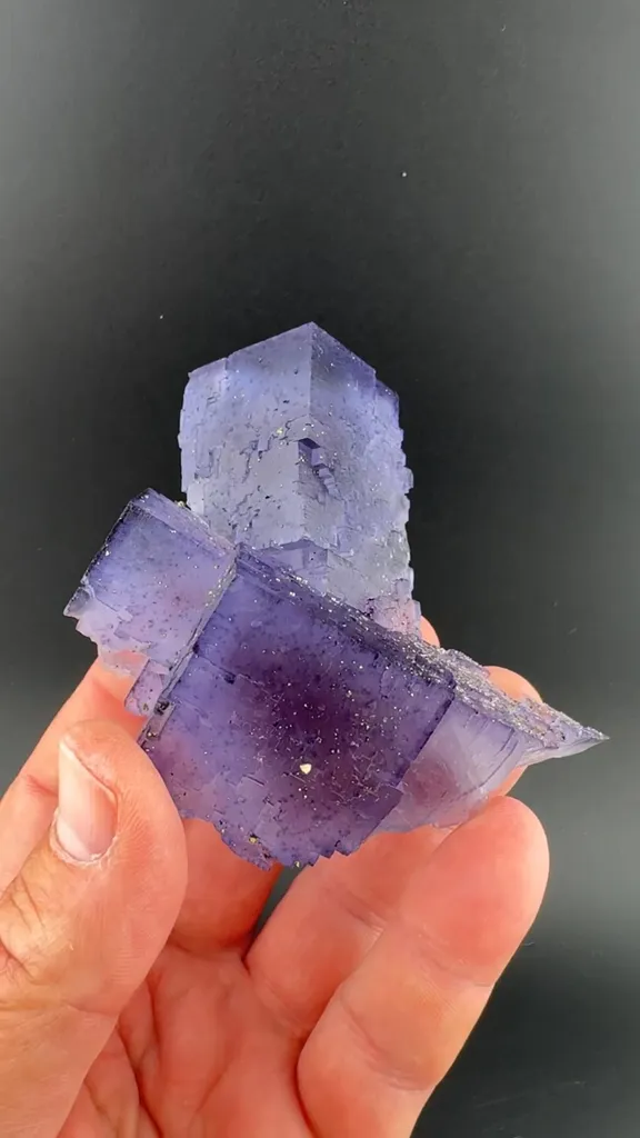 Fluorite with Chalcopyrite image