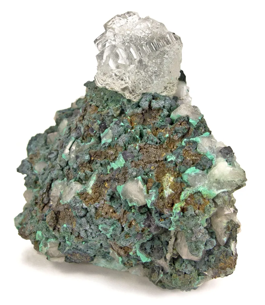 Fluorite With Chalcopyrite - image 3