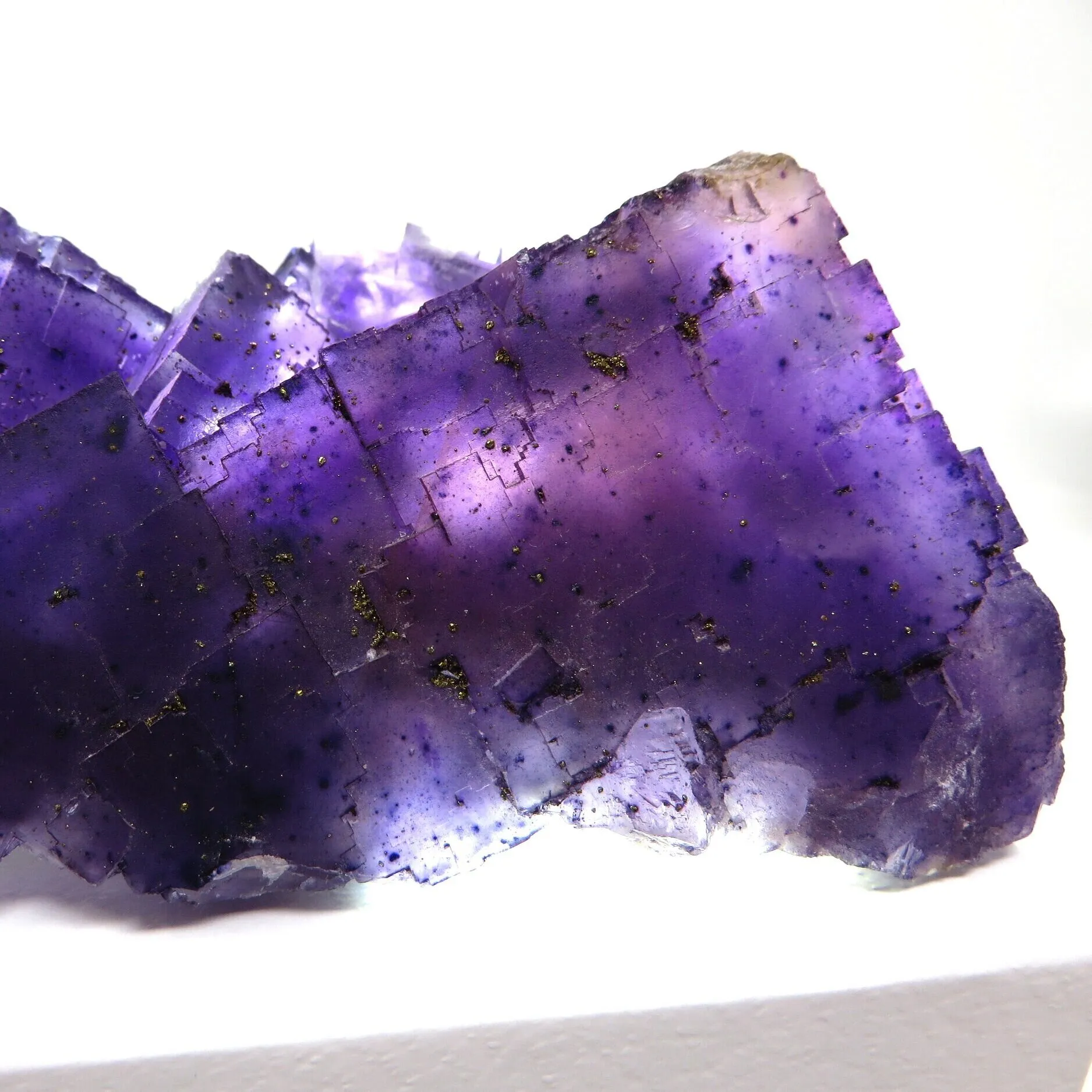 Fluorite with Chalcopyrite - image 2