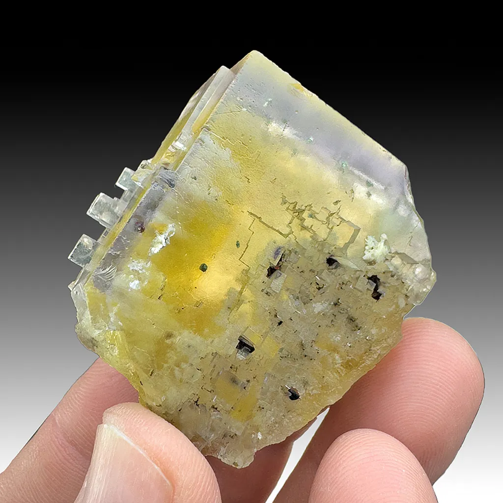Fluorite with Chalcopyrite image
