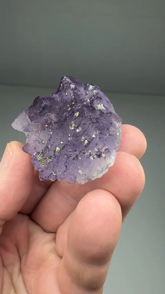 Fluorite with Chalcopyrite image