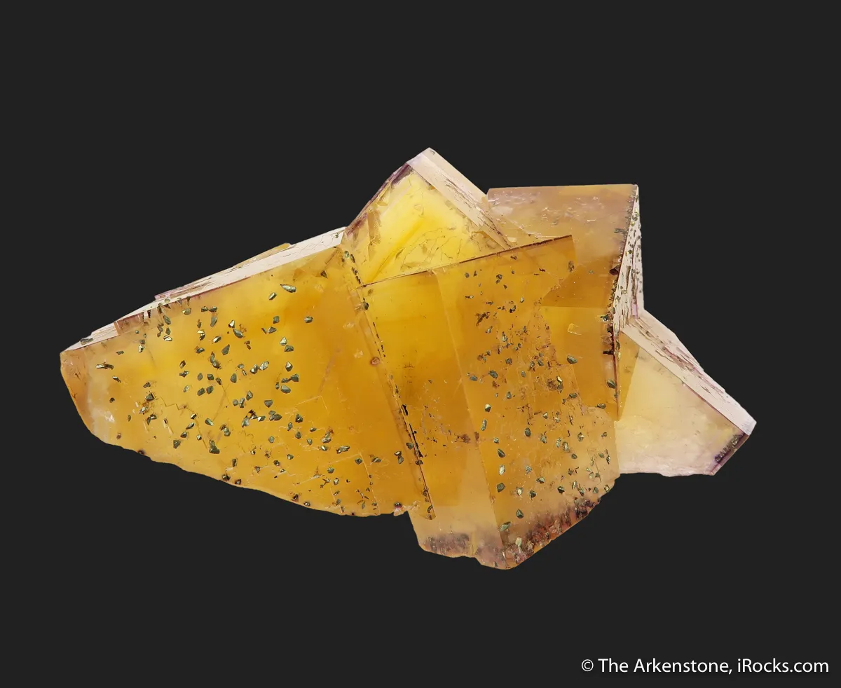 Fluorite with Chalcopyrite - image 2