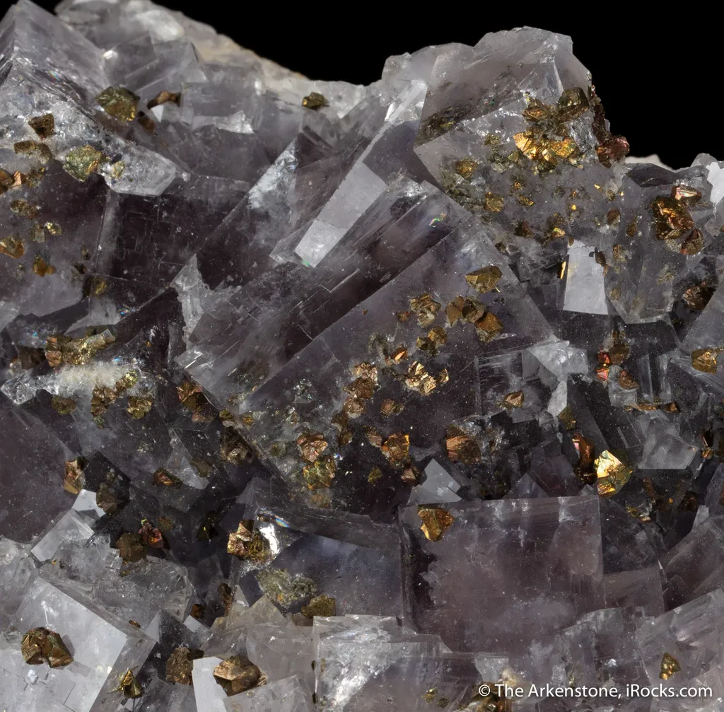 Fluorite with Chalcopyrite - image 2