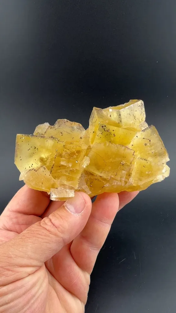 Fluorite with Chalcopyrite image