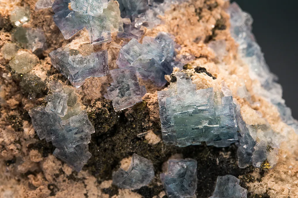 Fluorite with Chalcopyrite - image 2