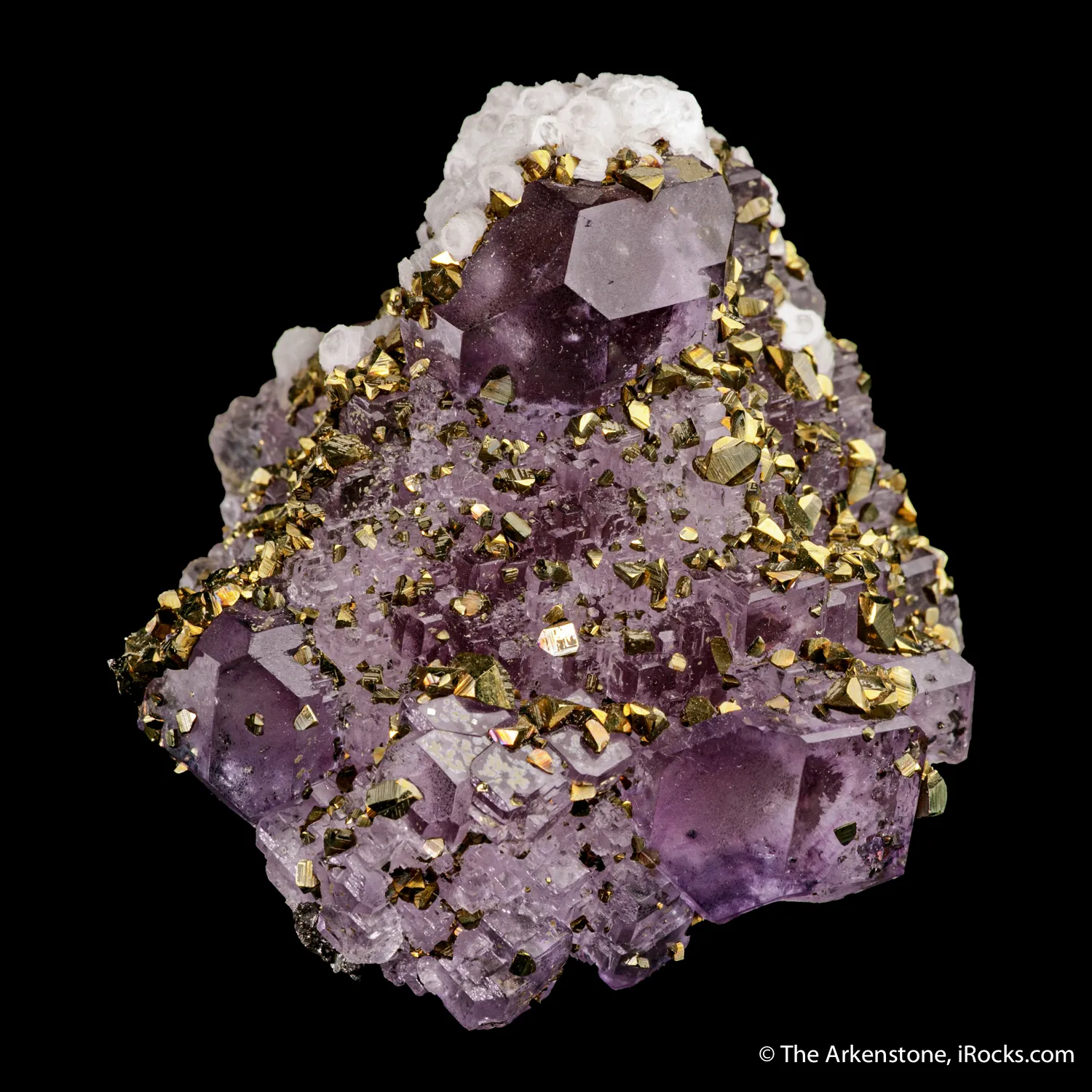 Fluorite with Chalcopyrite - image 2