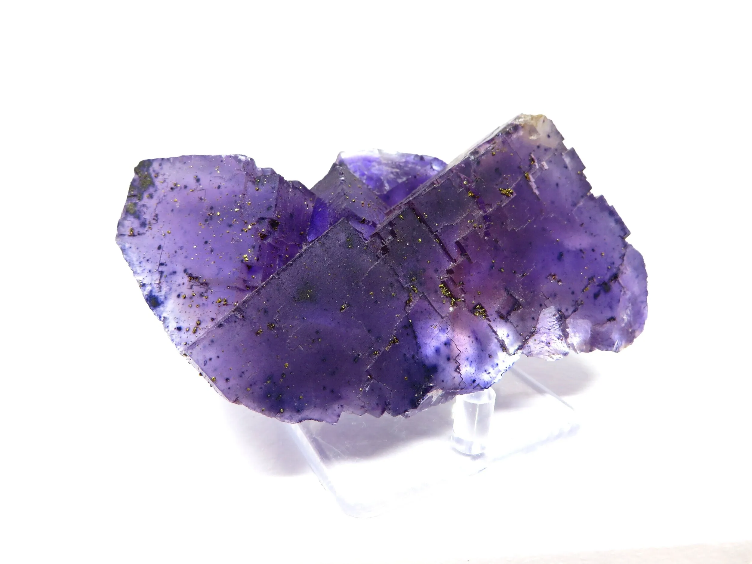 Fluorite with Chalcopyrite - image 3