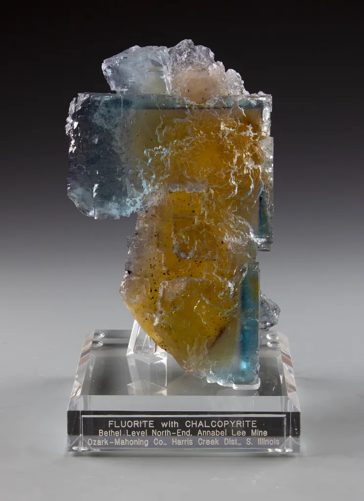 Fluorite with Chalcopyrite - image 2
