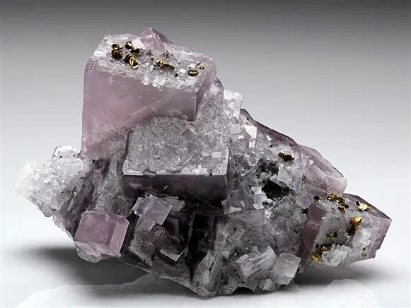 Fluorite with Chalcopyrite - image 1