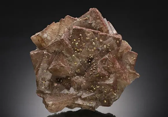 Fluorite with Chalcopyrite image