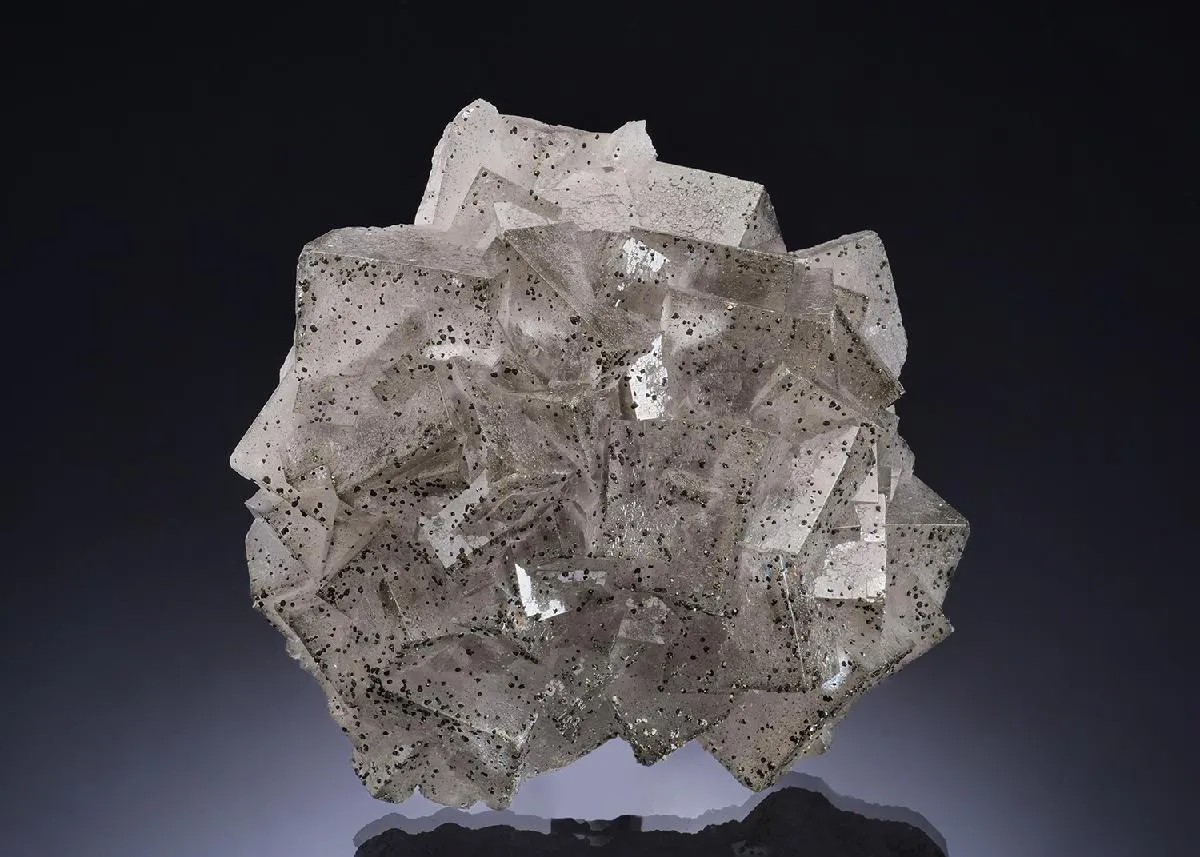 Fluorite with Chalcopyrite and Sphalerite - image 1