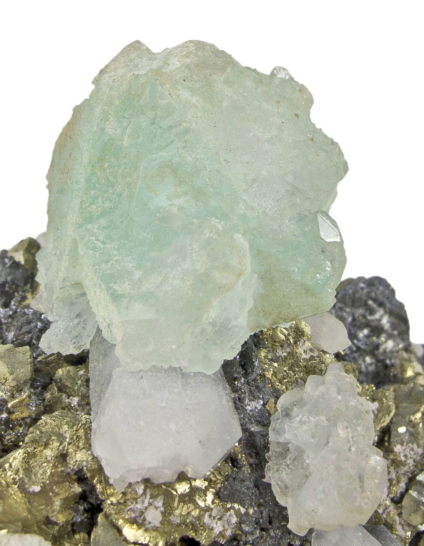 Fluorite With Chalcopyrite - image 2