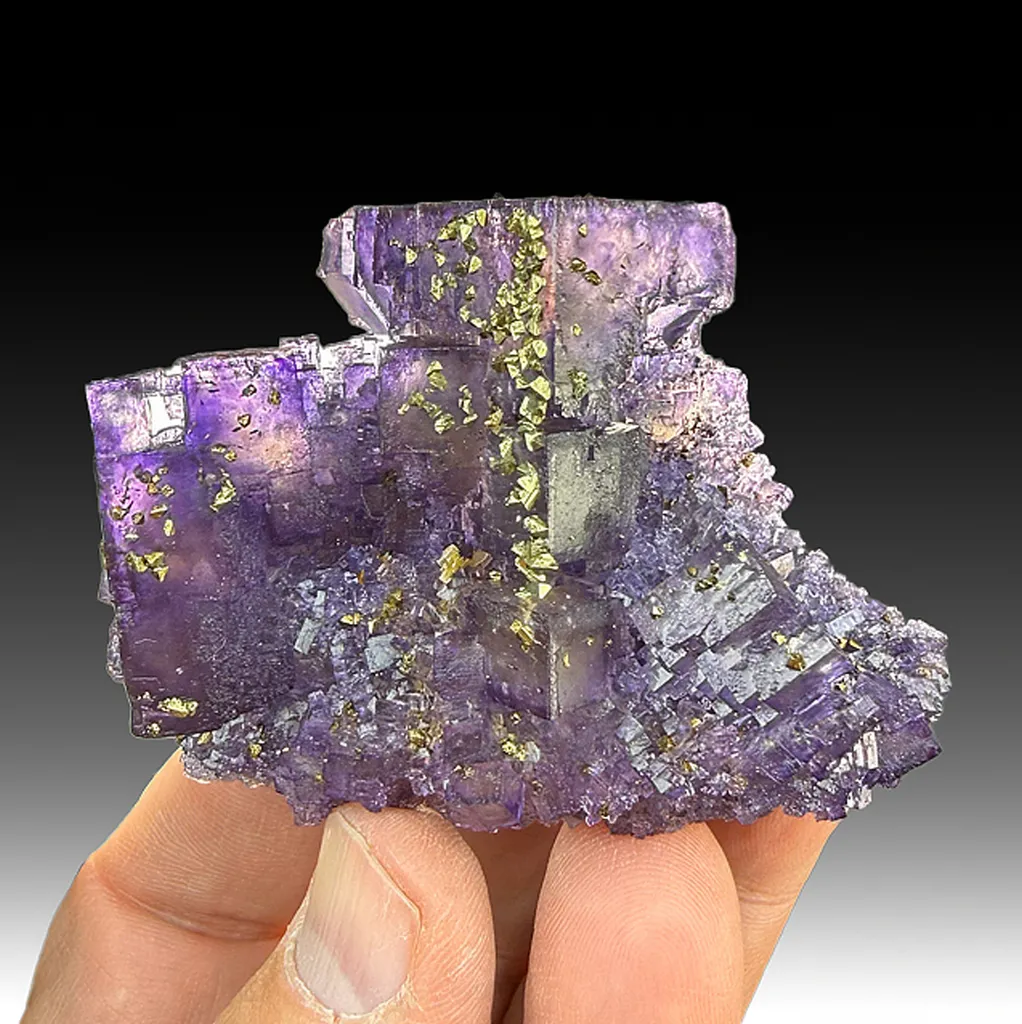 Fluorite with Chalcopyrite image