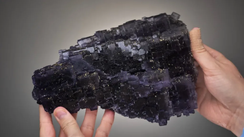 Fluorite with Chalcopyrite - image 2