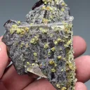 Fluorite with Chalcopyrite, Barite - image 2