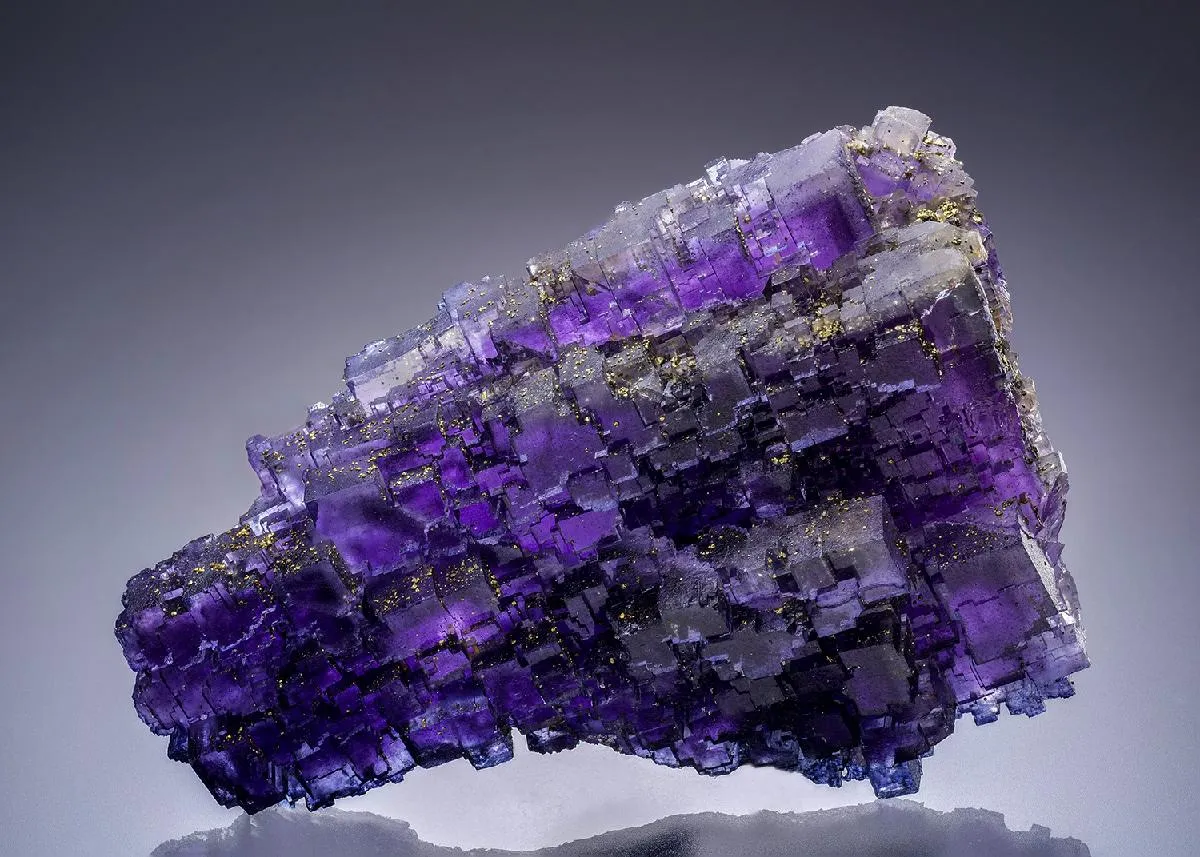 Fluorite with Chalcopyrite - image 1