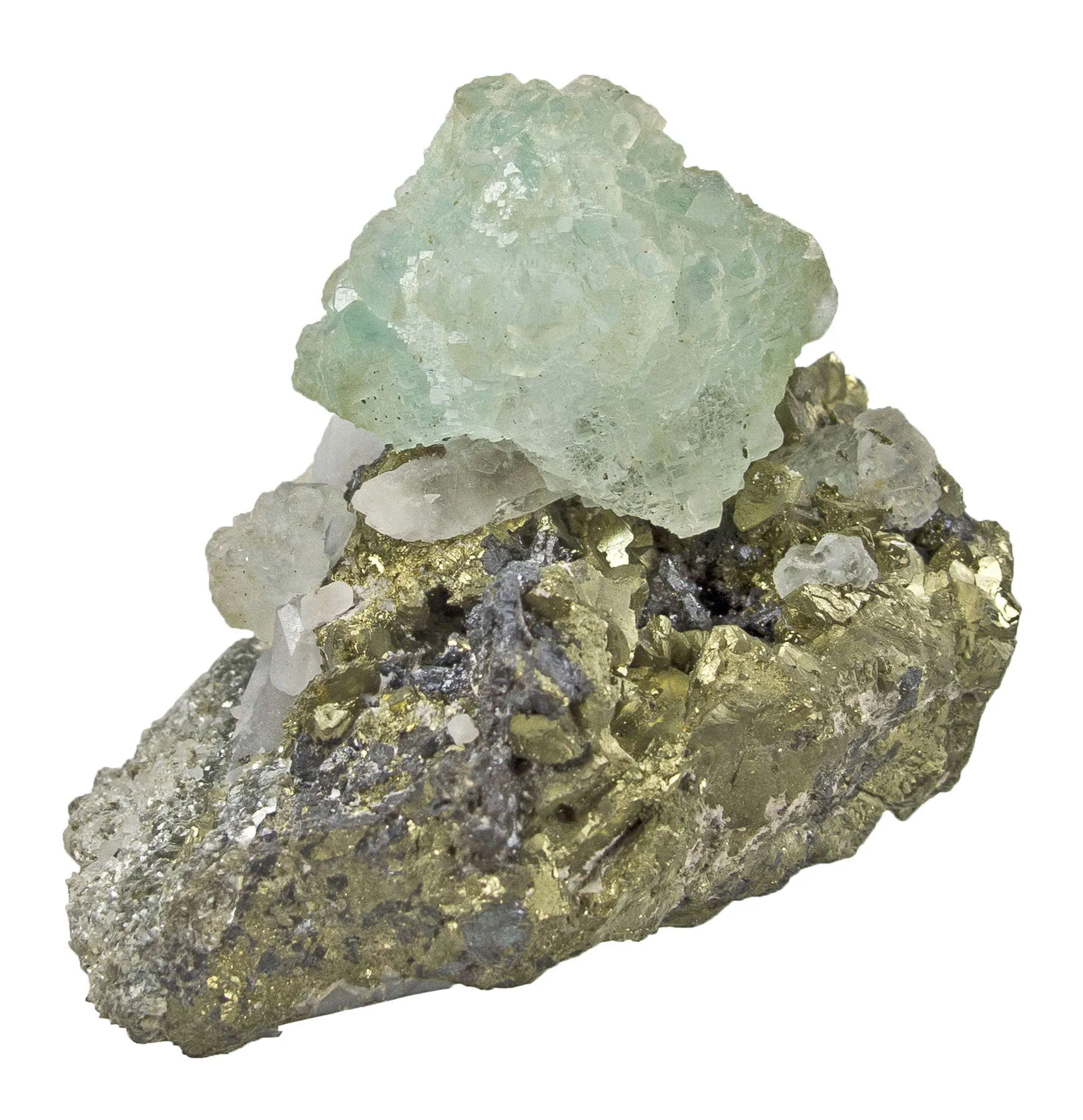 Fluorite With Chalcopyrite - image 4