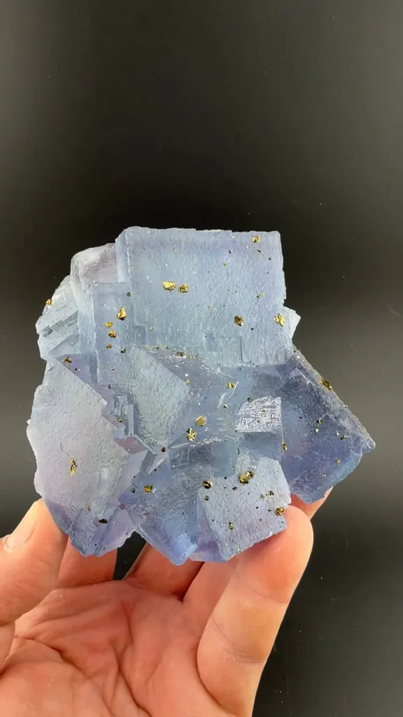 Fluorite with Chalcopyrite - image 2