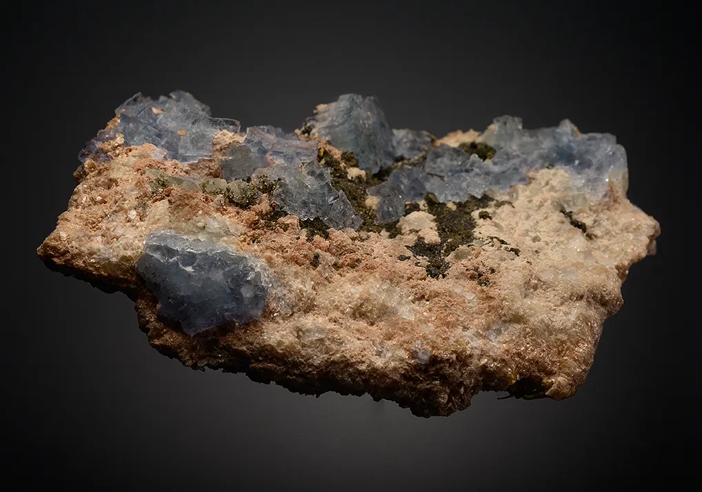 Fluorite with Chalcopyrite - image 3