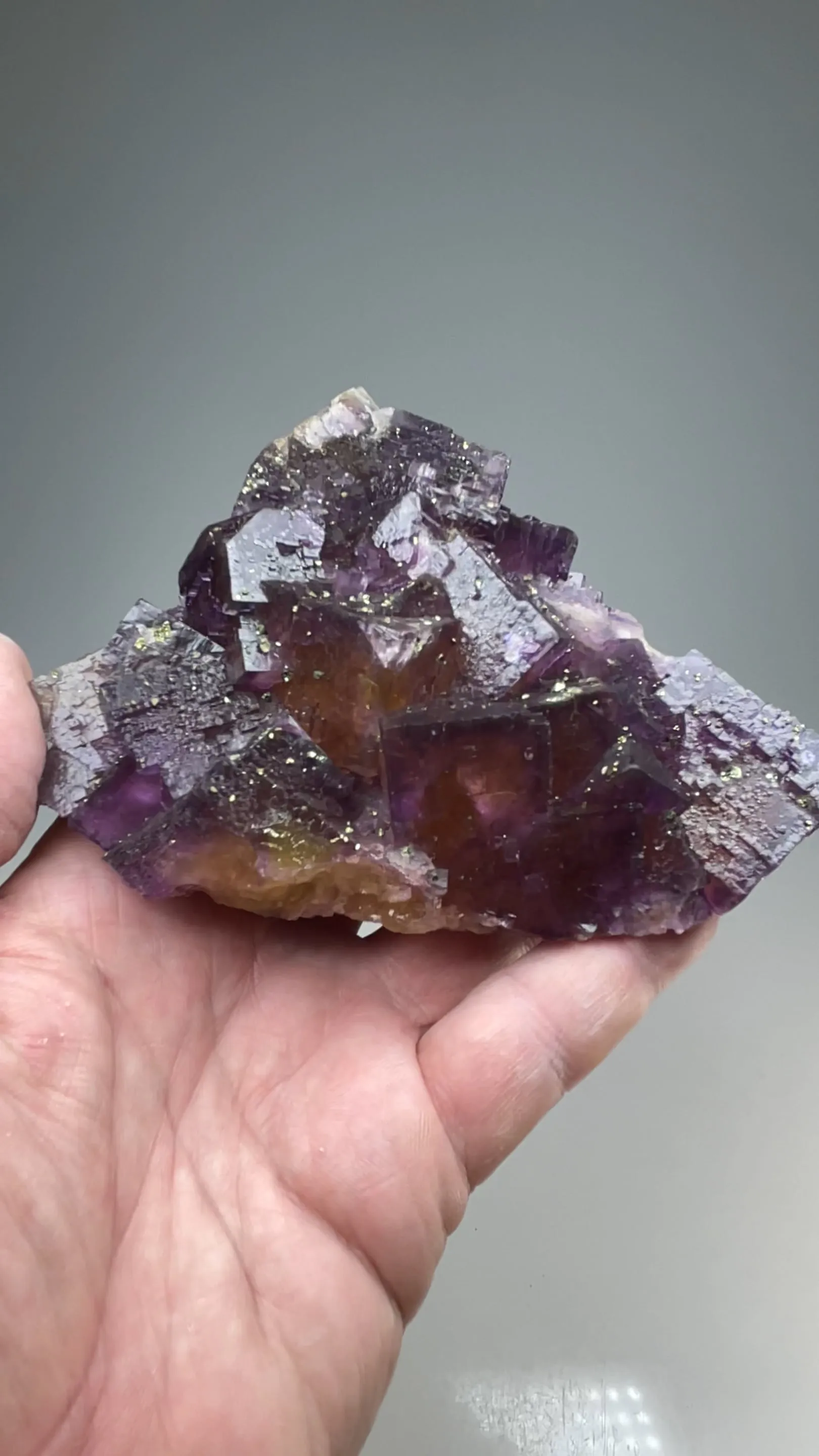 Fluorite with Chalcopyrite - image 2