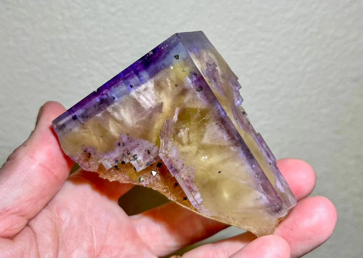 Fluorite with Chalcopyrite - image 1