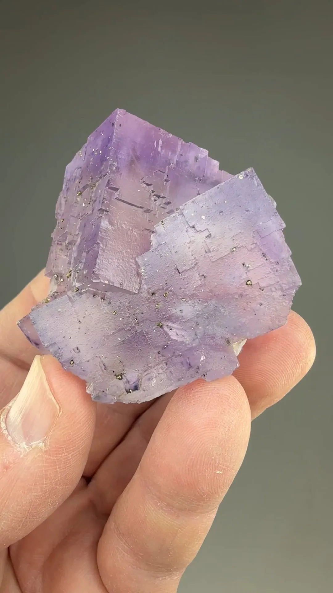 Fluorite with Chalcopyrite - image 2