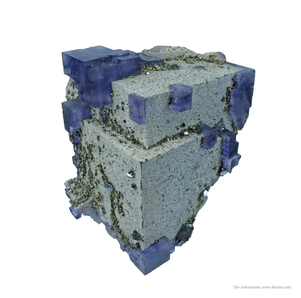 Fluorite With Chalcopyrite, Galena, and Calcite (Illustrated). - image 2