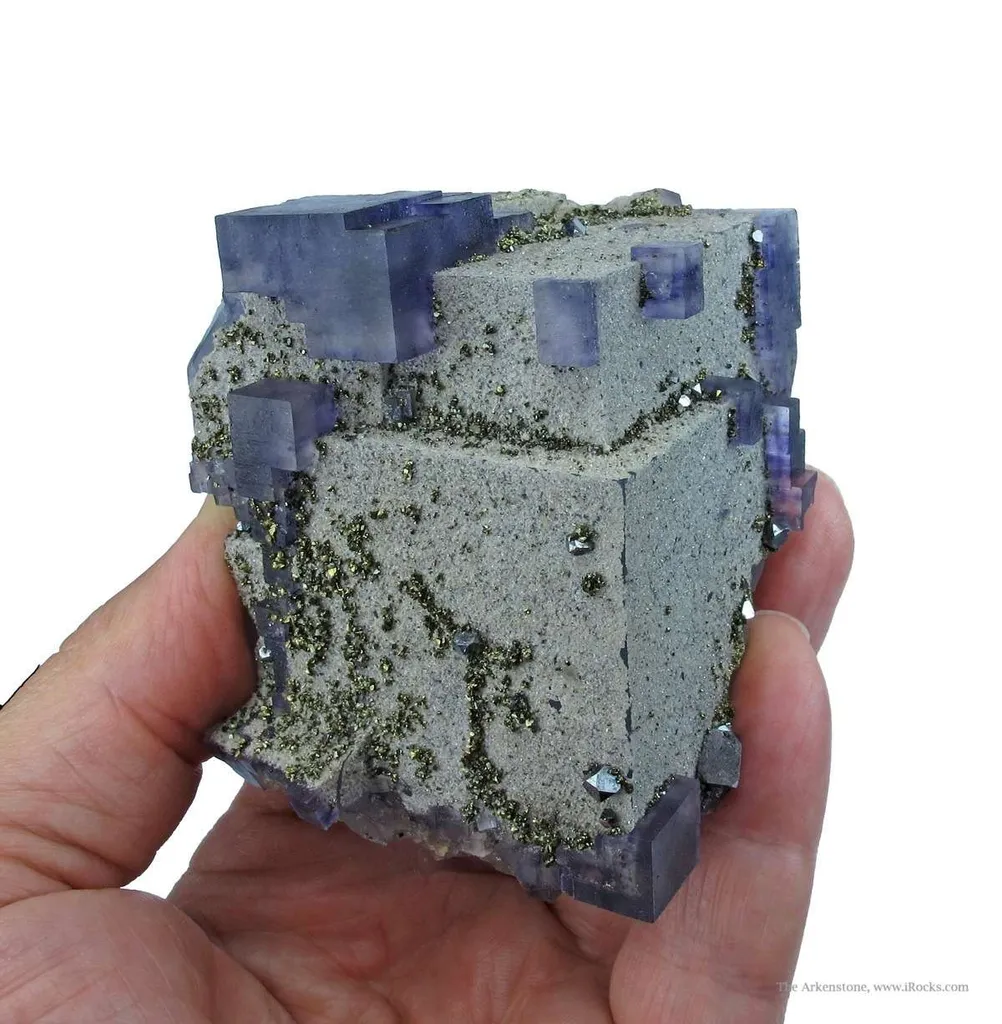 Fluorite With Chalcopyrite, Galena, and Calcite (Illustrated). - image 6