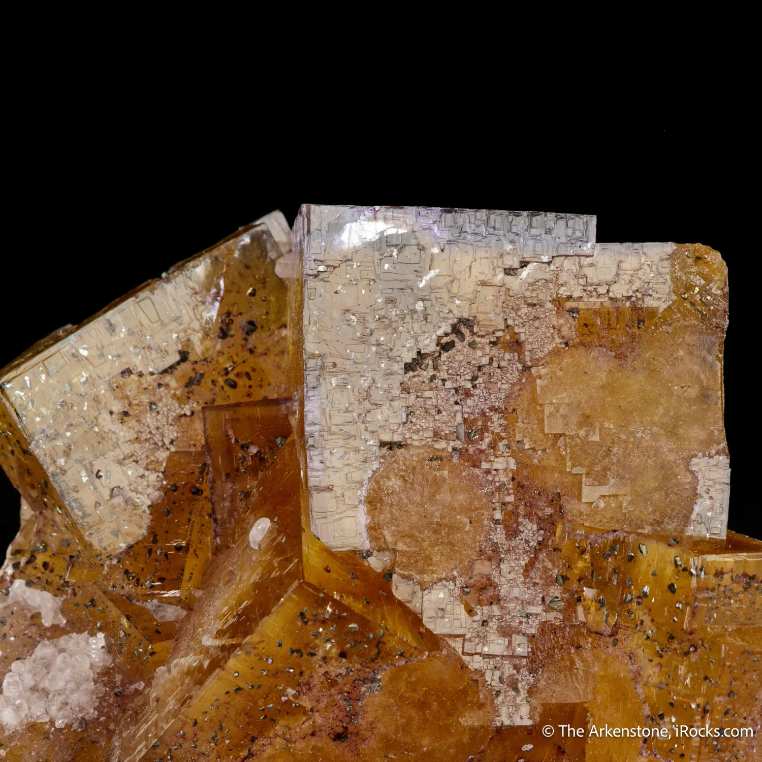 Fluorite with Chalcopyrite inclusions - image 6