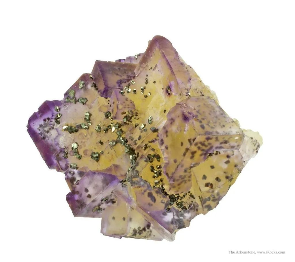 Fluorite With Chalcopyrite Inclusions - image 5
