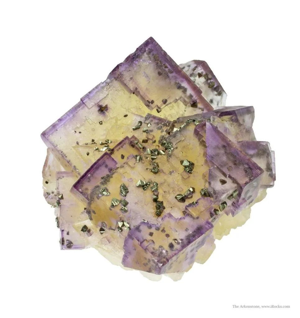 Fluorite With Chalcopyrite Inclusions - image 4