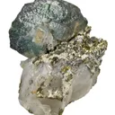 Fluorite With Chalcopyrite on Quartz - image 4