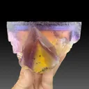Fluorite with Chalcopyrite (restored) - image 1