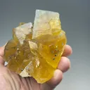 Fluorite with Chalcopyrite (restored) - image 2