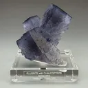 Fluorite with Chalcopyrite  (Ross Lillie  RCL #2540) - image 1