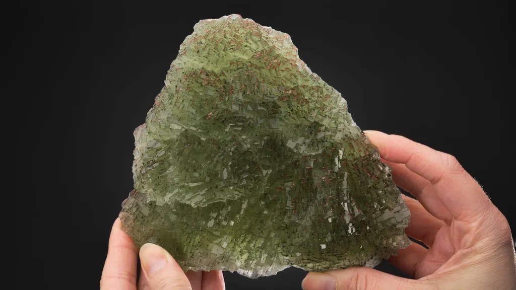 Fluorite with Cinnabar inclusions - image 2