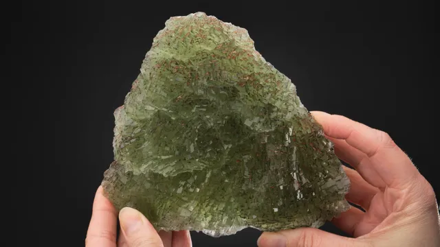 Fluorite with Cinnabar inclusions