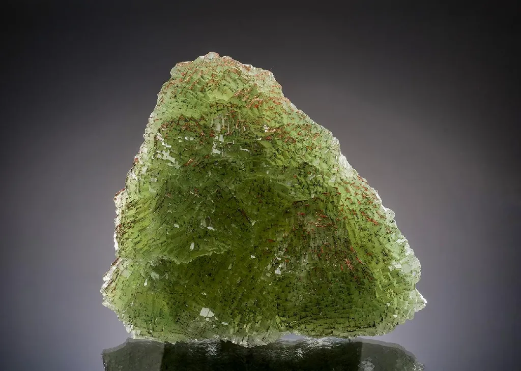 Fluorite with Cinnabar inclusions image