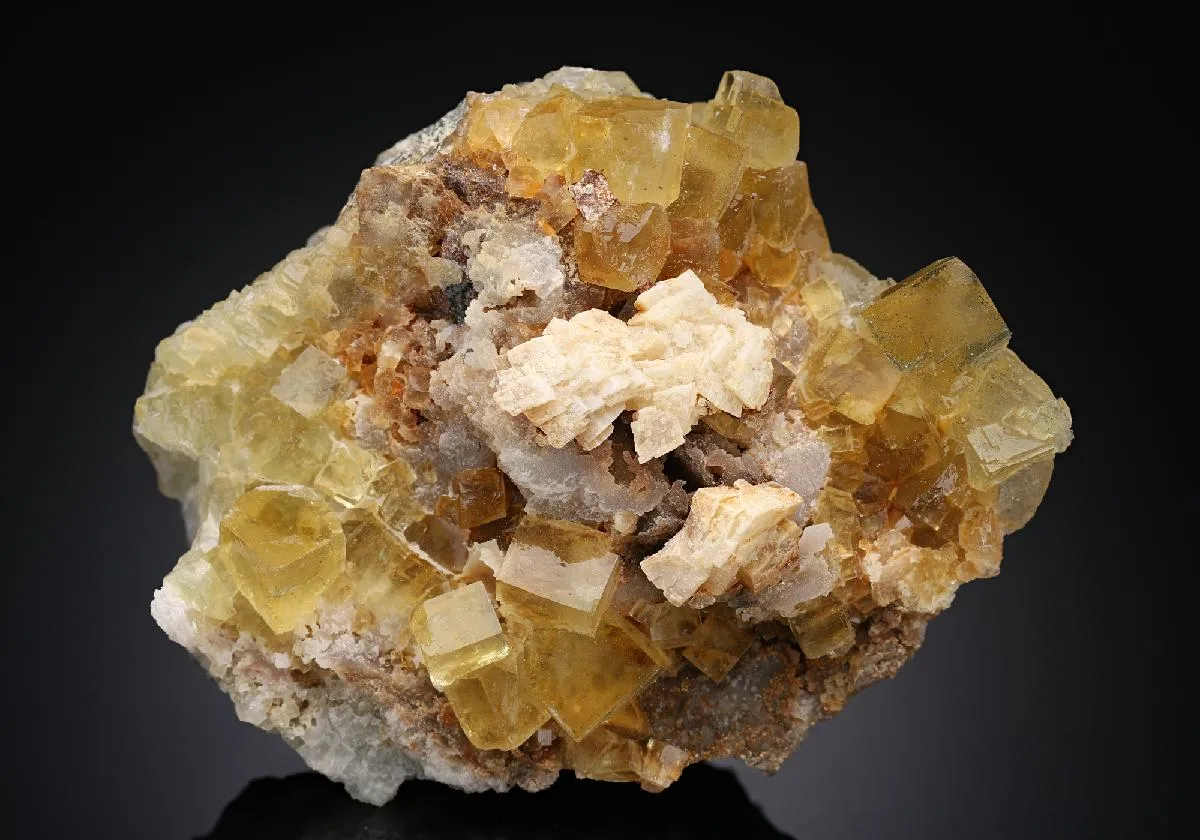 Fluorite with Dolomite - image 1