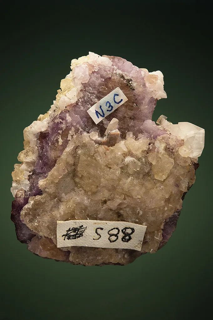 Fluorite with Dolomite and Calcite - image 2