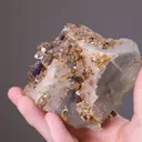 Fluorite with Dolomite and Chalcopyrite - image 2