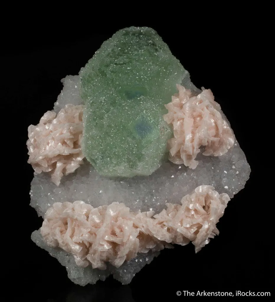 Fluorite with Dolomite and Quartz - image 2
