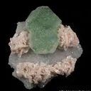 Fluorite with Dolomite and Quartz - image 1
