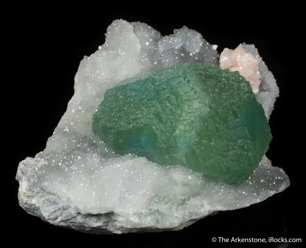 Fluorite with Dolomite and Quartz - image 4