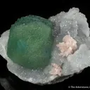 Fluorite with Dolomite and Quartz - image 2