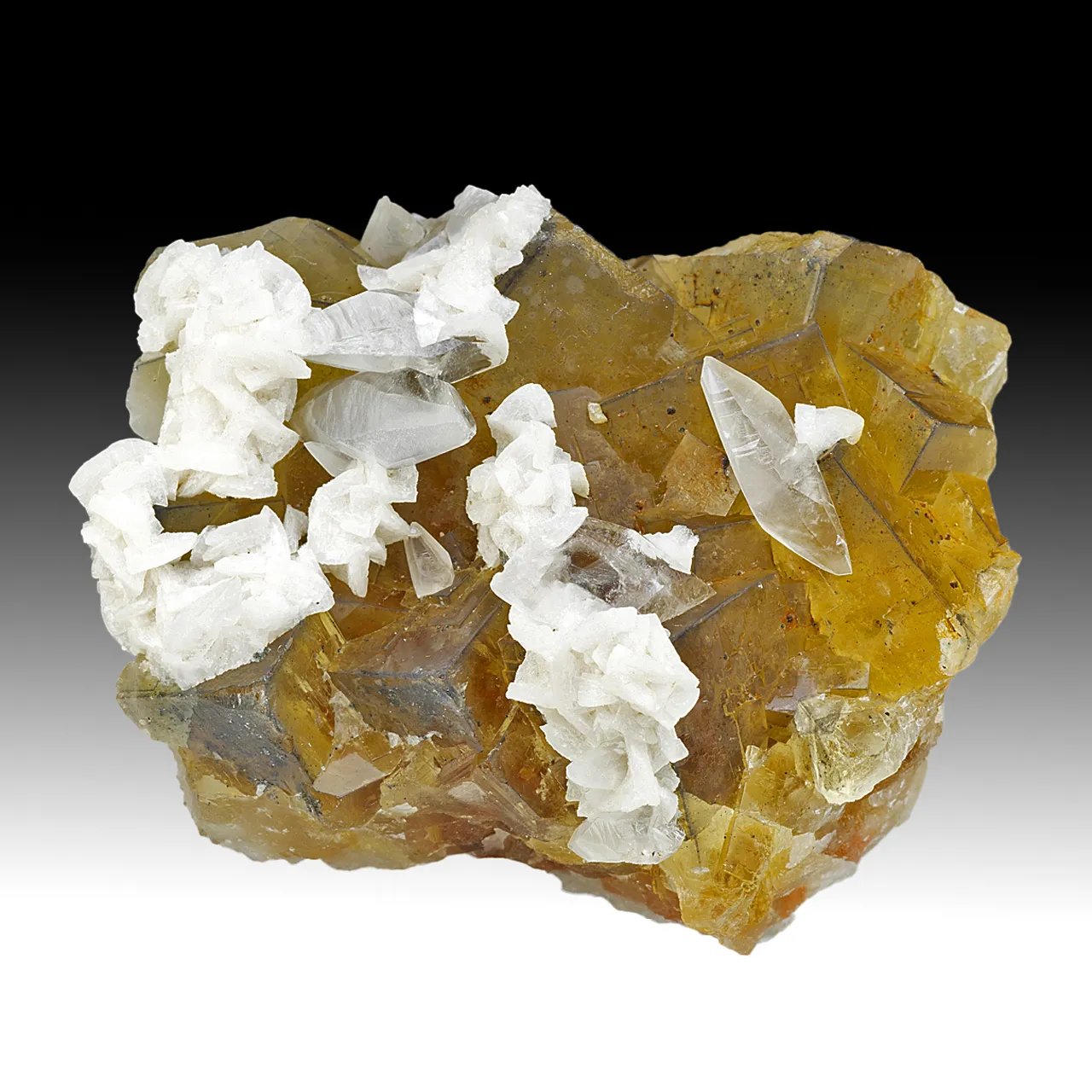 Fluorite with Dolomite, Calcite - image 1